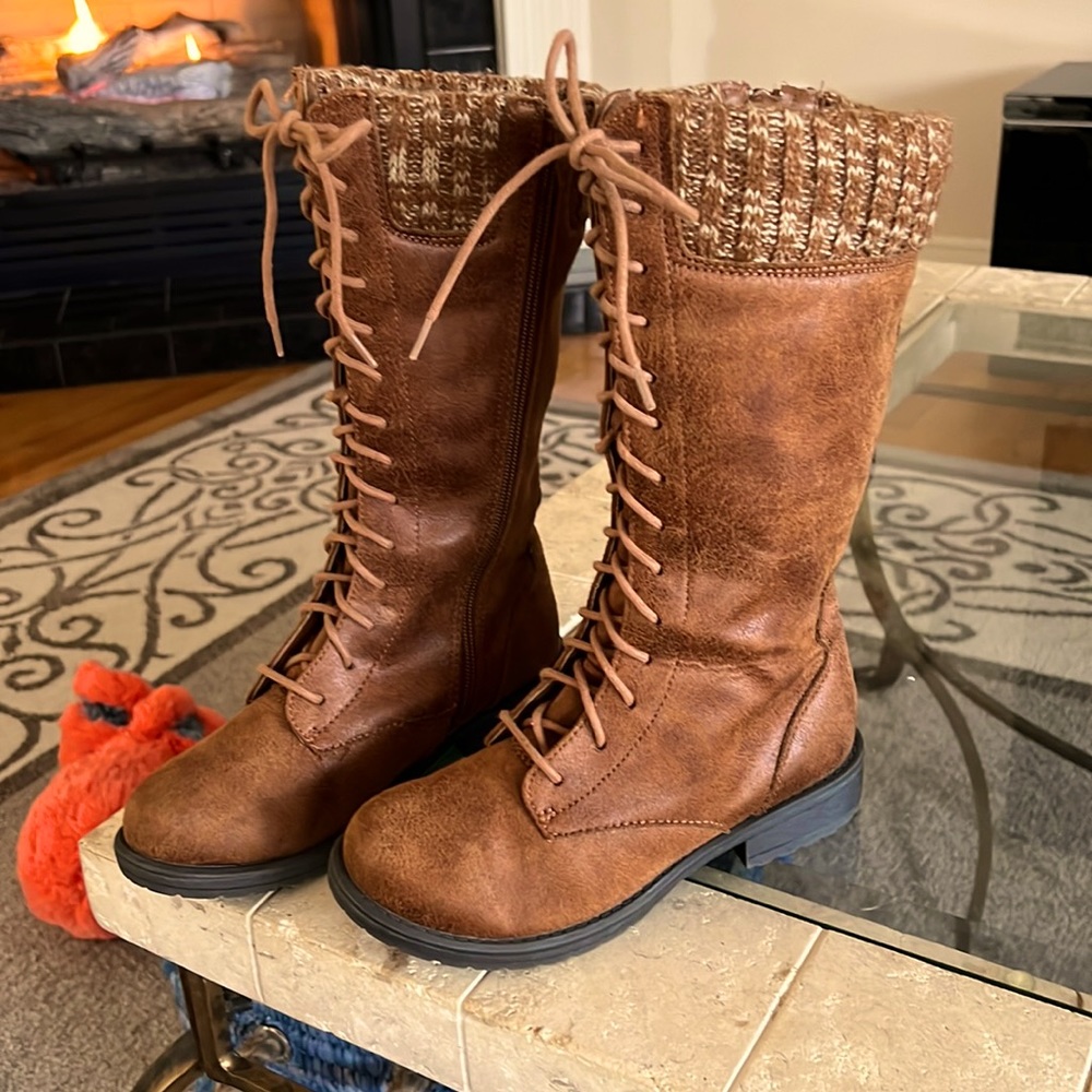 American Eagle Kids full length Suede Boots